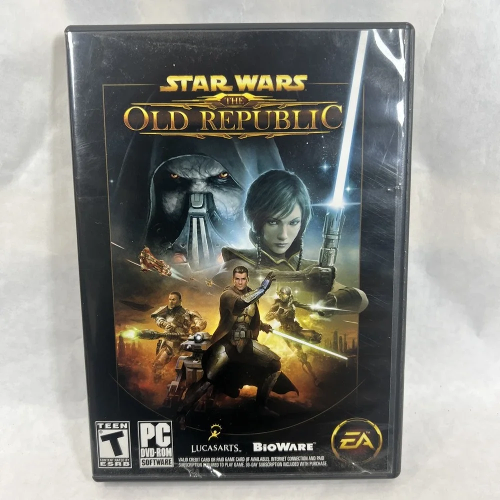 Star‎ Wars The Old Republic (PC, 2011) PC Game 3 disc set good condition